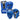 RDX T17 boxing glove with pads bundle#color_blue