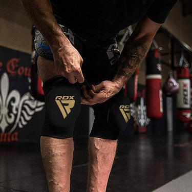 RDX K1 CE Certified Knee Support Padded Sleeve for Muay Thai & MMA OEKO-TEX® Standard 100 certified#color_black