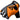 RDX F3 Fingerless Weight Lifting Gloves#color_orange