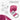 RDX P8 Non-Slip Cotton Yoga Strap with Rust Proof Steel D-Ring Buckle#color_pink