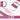 RDX P8 Non-Slip Cotton Yoga Strap with Rust Proof Steel D-Ring Buckle#color_pink