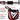 RDX W3 IPL USPA Approved Powerlifting Wrist Support Wraps with Thumb Loops OEKO-TEX® Standard 100 certified#color_whiteblack