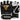 RDX T2 MMA Kampfhandschuhe Leder Gel Gepolstert Schwarz/Gold