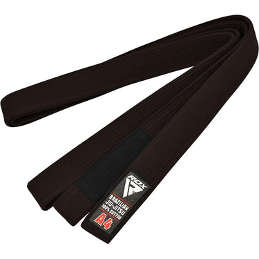 RDX 1N A4 Brown Cotton Jiu Jitsu BJJ Belt 