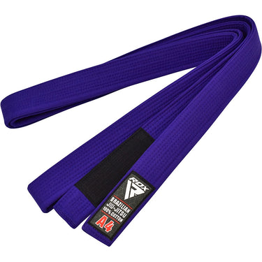 RDX 1U A0 Blue Cotton  Jiu Jitsu Belt 