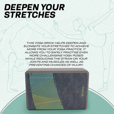 RDX D14 High Density EVA Foam Yoga Blocks Non-Slip Brick
