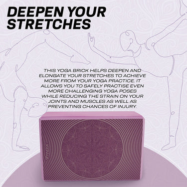 RDX D15 High Density EVA Foam Yoga Blocks Non-Slip Brick